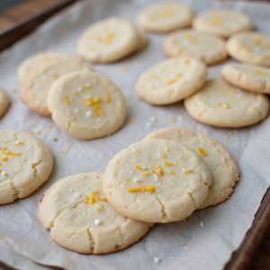 rich buttery crumbly shortbread cookies