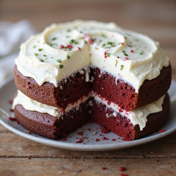 rich fudgy red velvet