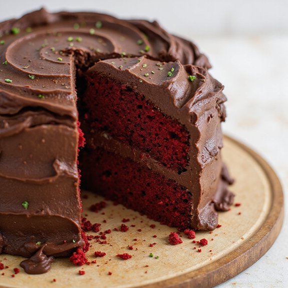 rich red velvet frosting