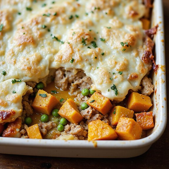 savory butternut turkey casserole