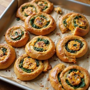 savory sweet potato kale pinwheels