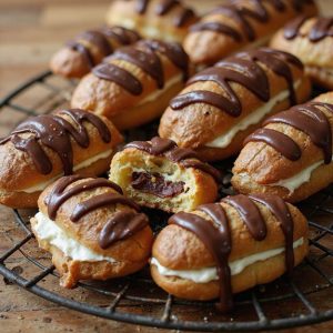 simple pastry filled with cream