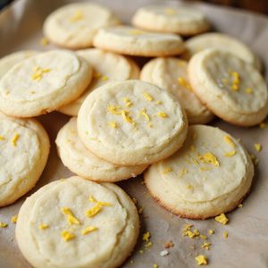 soft lemon cream cookies