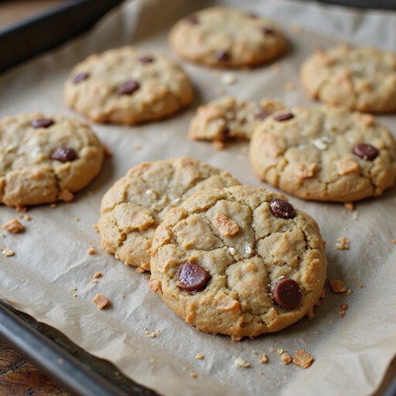 soft oatmeal maple peanut butter cookies