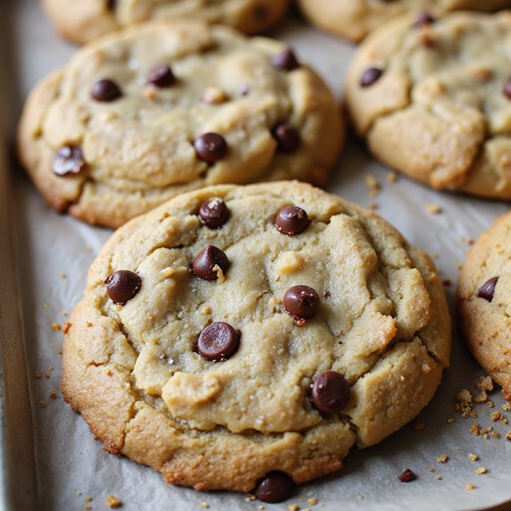 soft thick chocolate chip cookies