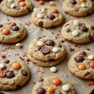 spooky holiday chocolate chip cookies