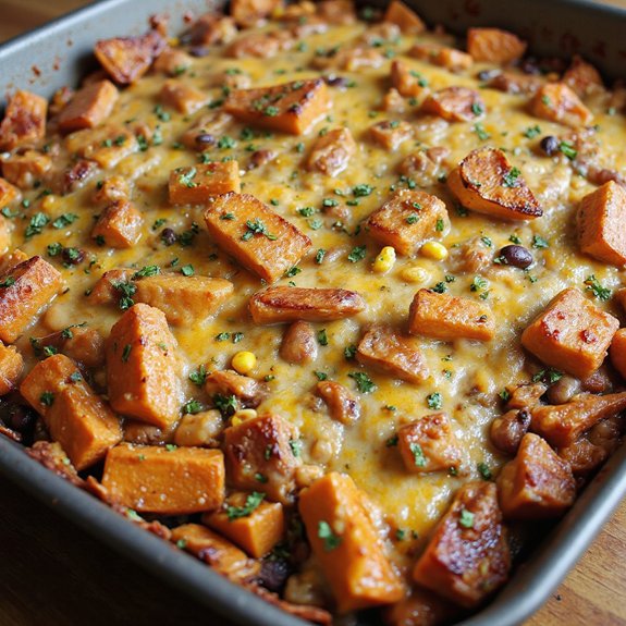 sweet potato black bean casserole
