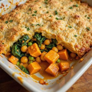 sweet potato chickpea casserole