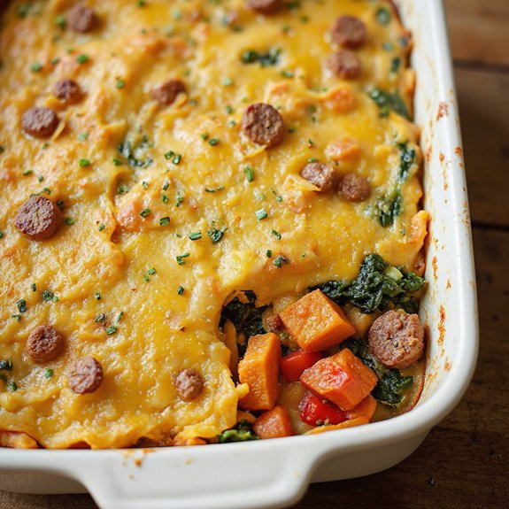 sweet potato egg casserole