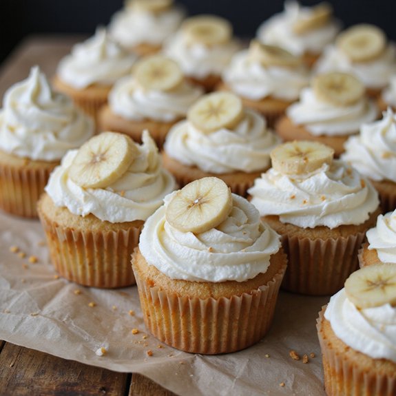 banana cream pie cupcakes