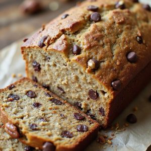 brown butter chocolate banana bread