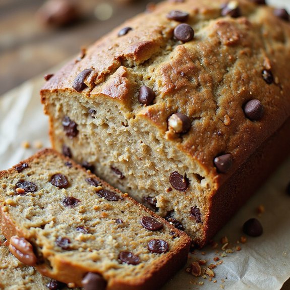 brown butter chocolate banana bread
