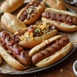 build your own hot dogs
