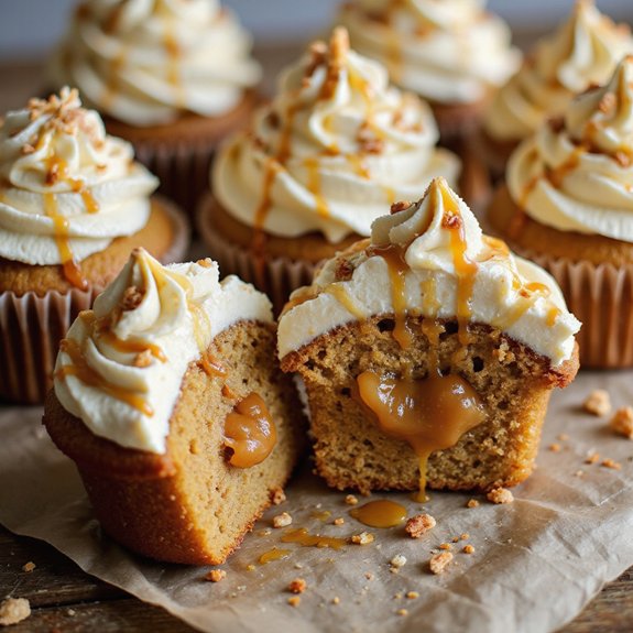 butterscotch spiked wizarding cupcakes