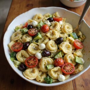 cheesy tortellini pasta salad