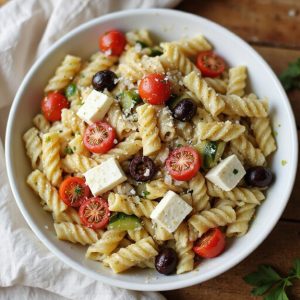chilled simple pasta salad
