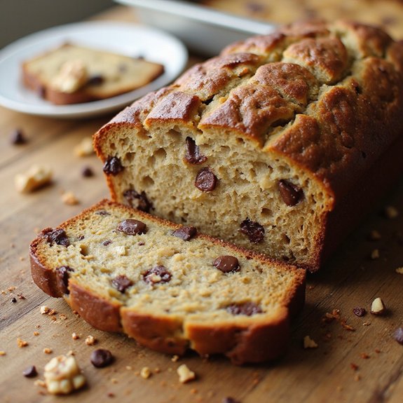 chocolate banana chip bread