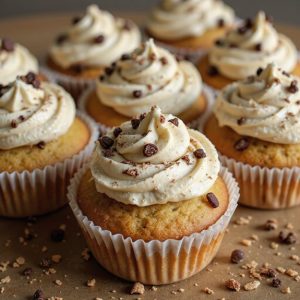 chocolate chip cookie cupcakes