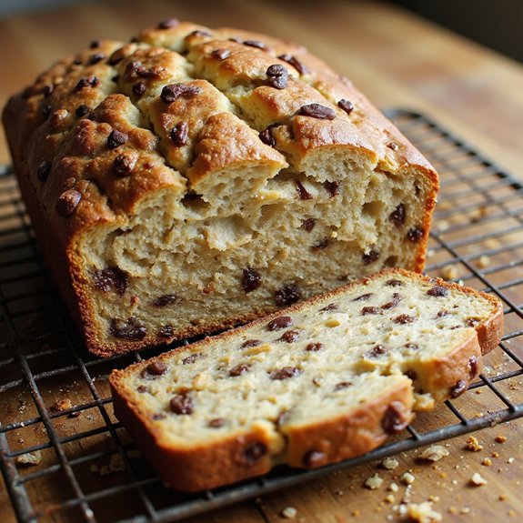chocolate chip walnut banana bread
