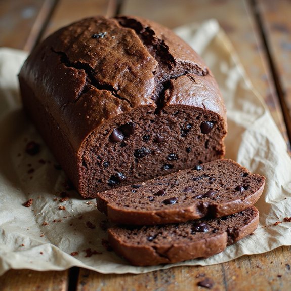 chocolate sourdough chocolate loaf