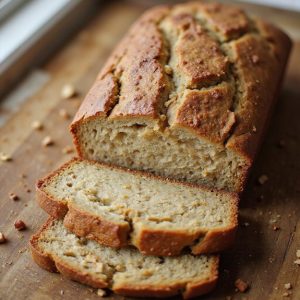 cinnamon streusel banana loaf