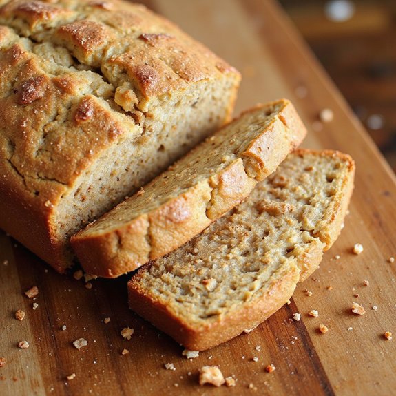 cinnamon sugar banana quickbread