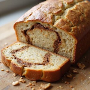 cinnamon swirl banana quick bread