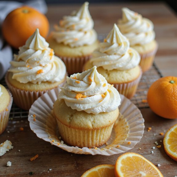 citrus flavored frosted mini cakes