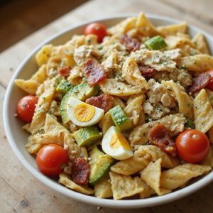classic cobb style pasta salad