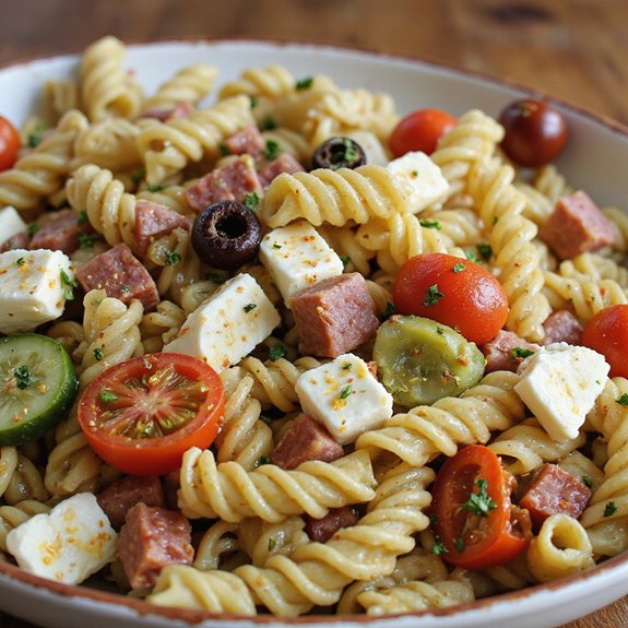 classic communal pasta salad