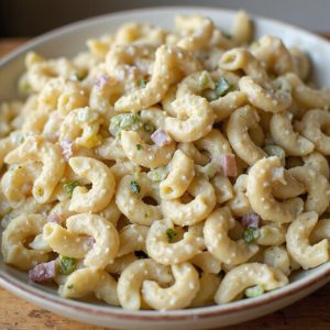 classic creamy tangy macaroni salad