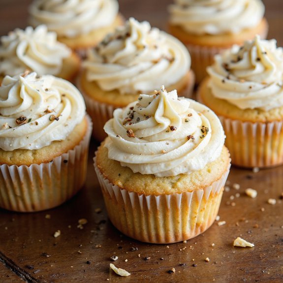 classic vanilla bean cupcakes