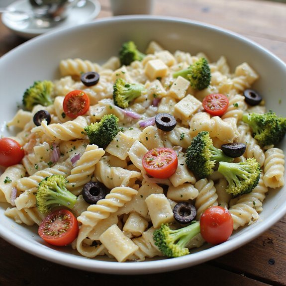 cold broccoli pasta salad