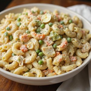 cold creamy macaroni salad