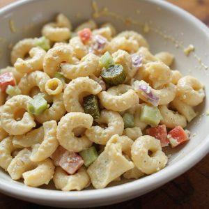 cold elbow macaroni salad