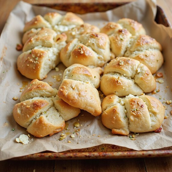 cream cheese garlic bread