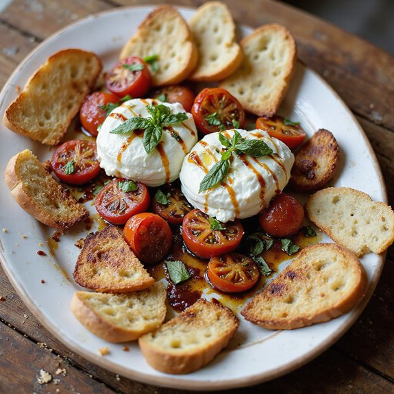 creamy burrata appetizer ideas