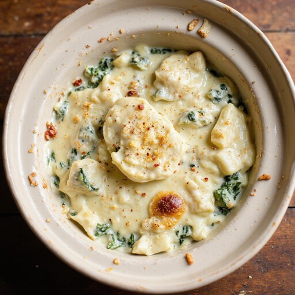 creamy crockpot spinach artichoke