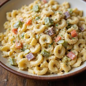 creamy deli style macaroni salad