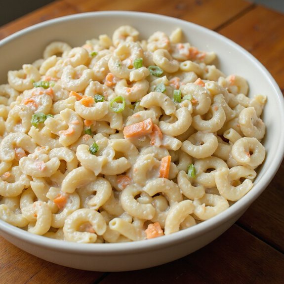 creamy hawaiian macaroni salad