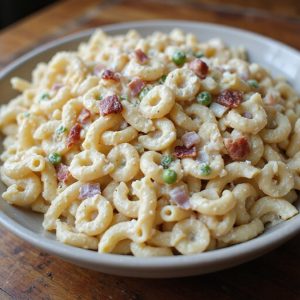 creamy ranch macaroni salad