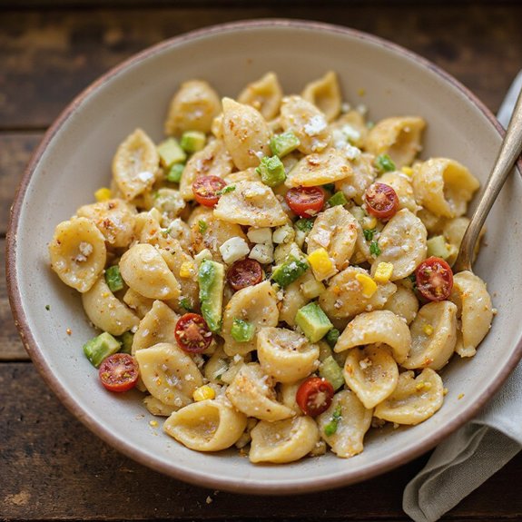 creamy smoky corn pasta