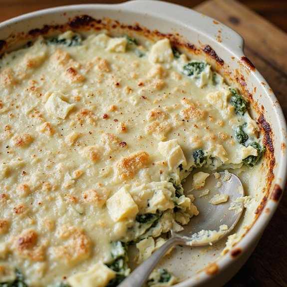 creamy spinach artichoke dip