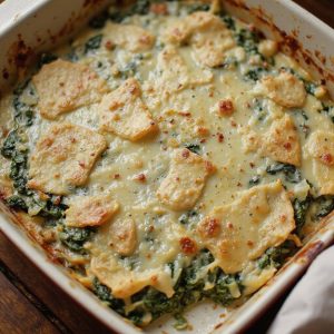 creamy spinach with cheese