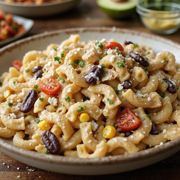 creamy tangy festive pasta