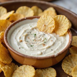 creamy tangy onion dip