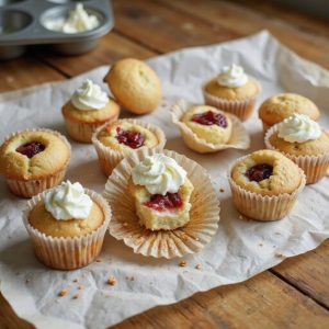 cupcake decorated like butterflies