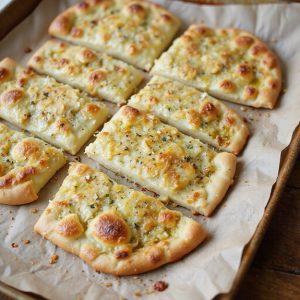 easy homemade garlic breadsticks