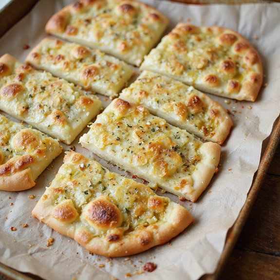 easy homemade garlic breadsticks