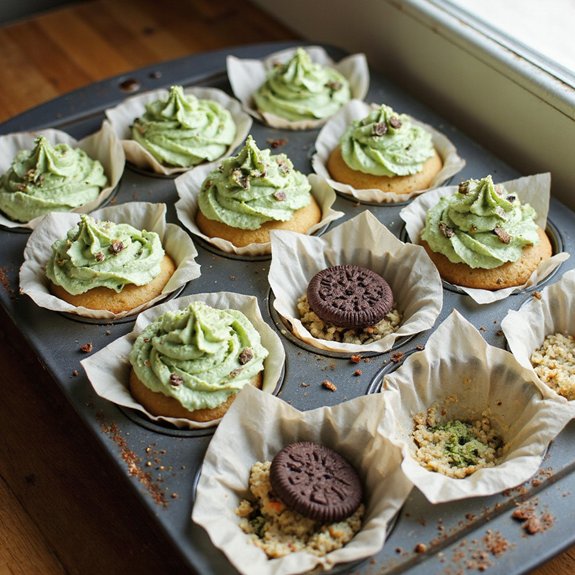 edible plant themed cupcake designs